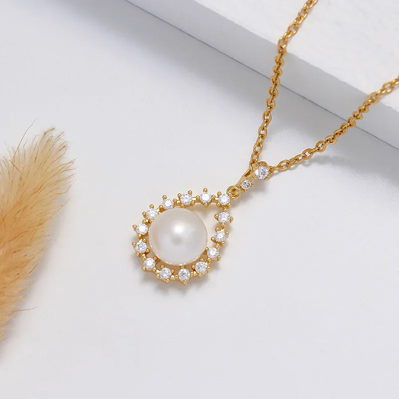 SEATINE Freshwater Pearl Necklaces Women's-7