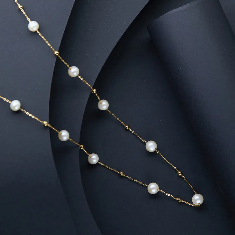 SEATINE Freshwater Pearl Necklaces Women's-5