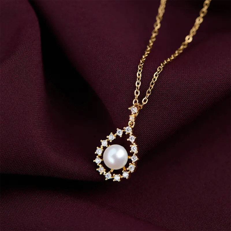 SEATINE Freshwater Pearl Necklaces Women's-1