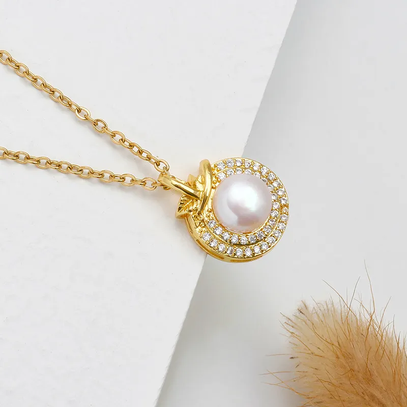 SEATINE Freshwater Pearl Necklaces Women's-7