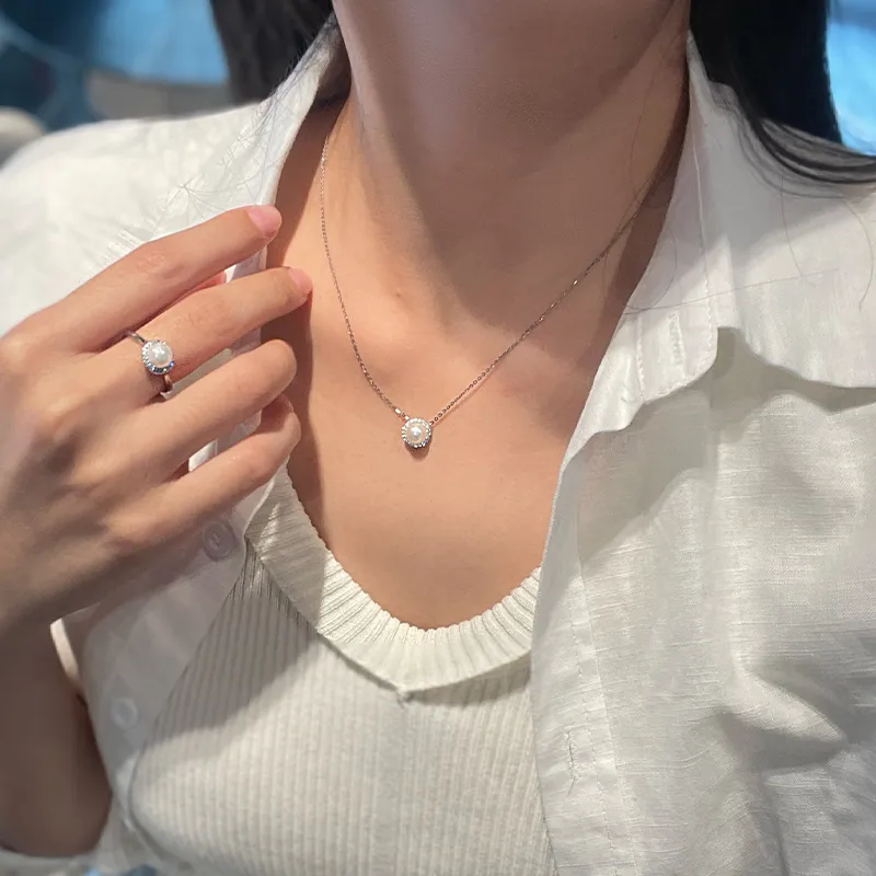 SEATINE Saltwater Pearl Necklaces Women's-2