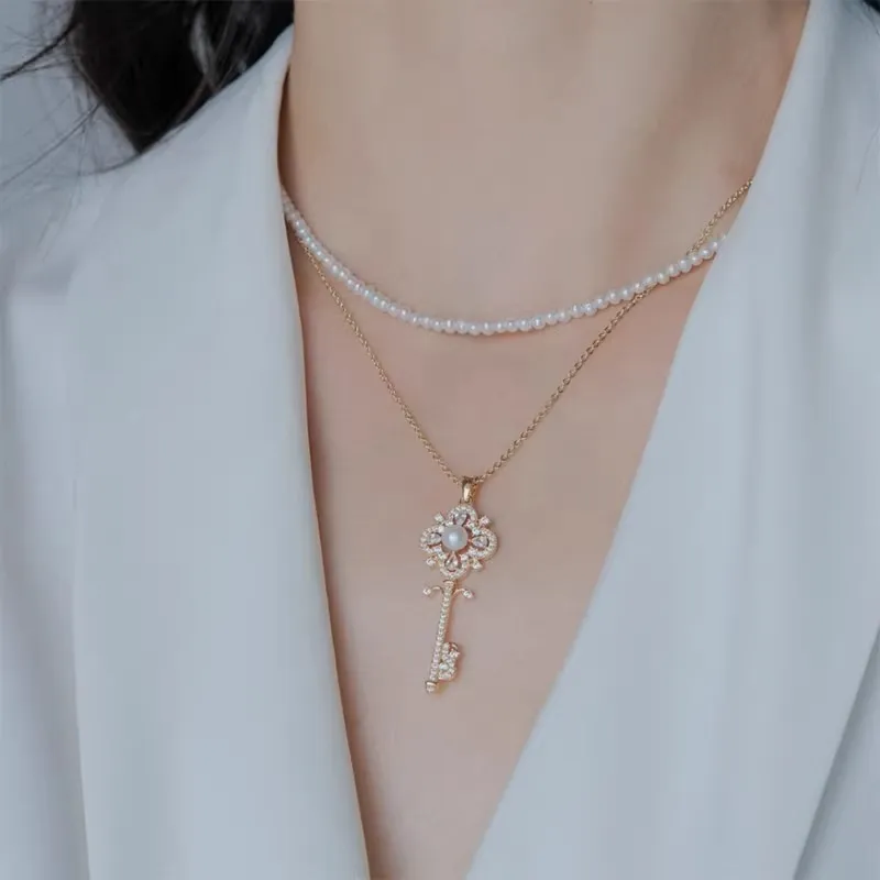 SEATINE Freshwater Pearl Necklaces Women's-7