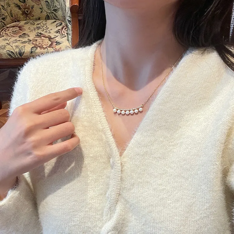 SEATINE Freshwater Pearl Necklaces Women's-1