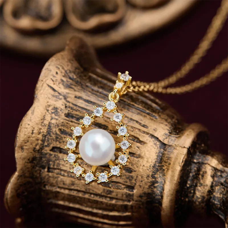 SEATINE Freshwater Pearl Necklaces Women's-2