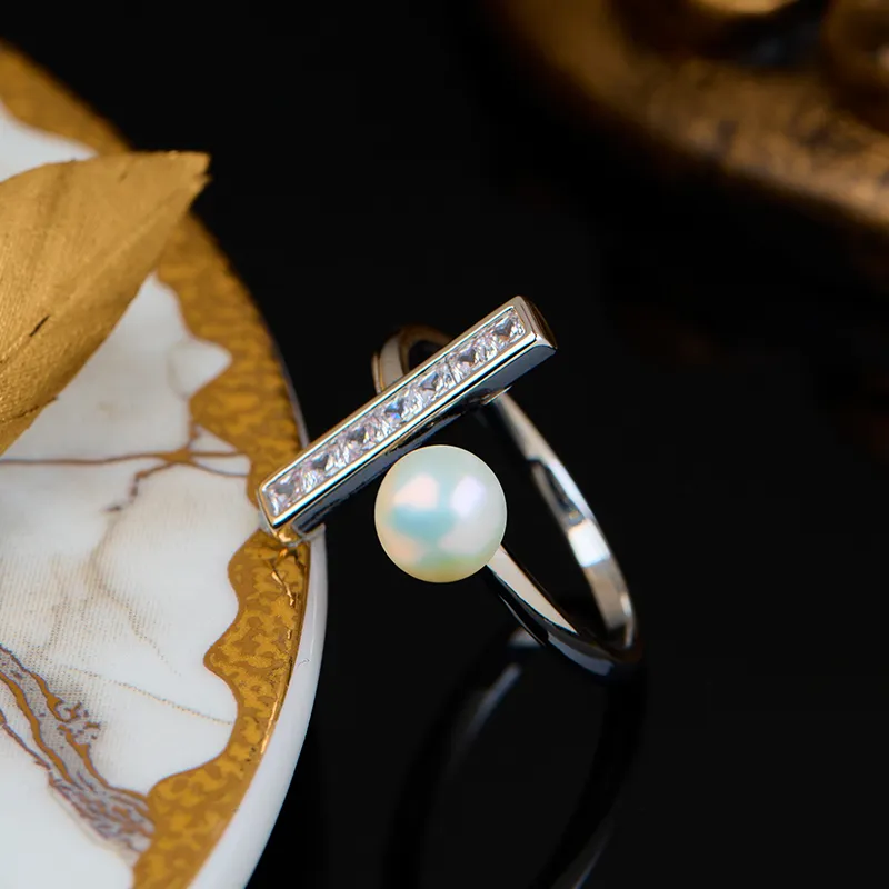SEATINE Freshwater Pearl Rings Women's-4