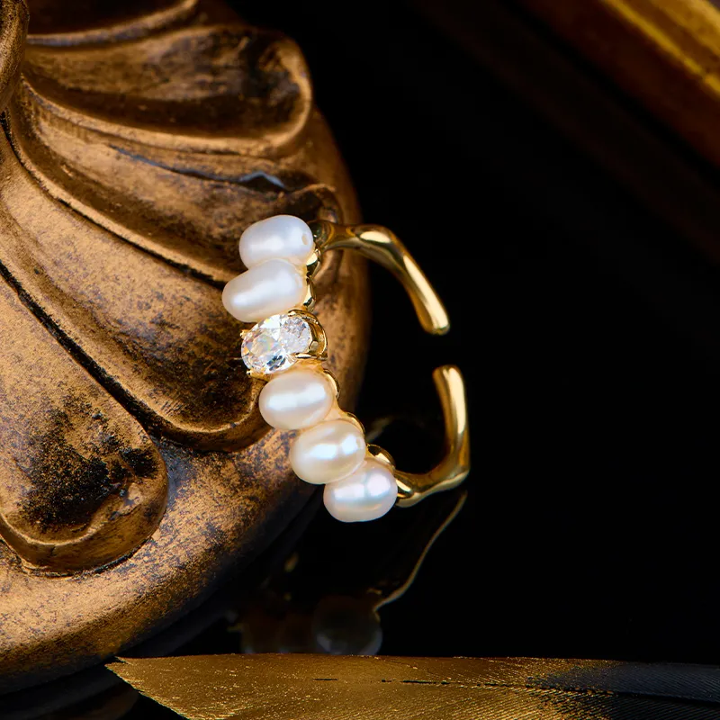 SEATINE Freshwater Pearl Rings Women's-3