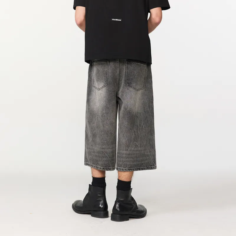 FORNINES Denim Shorts Unisex-3