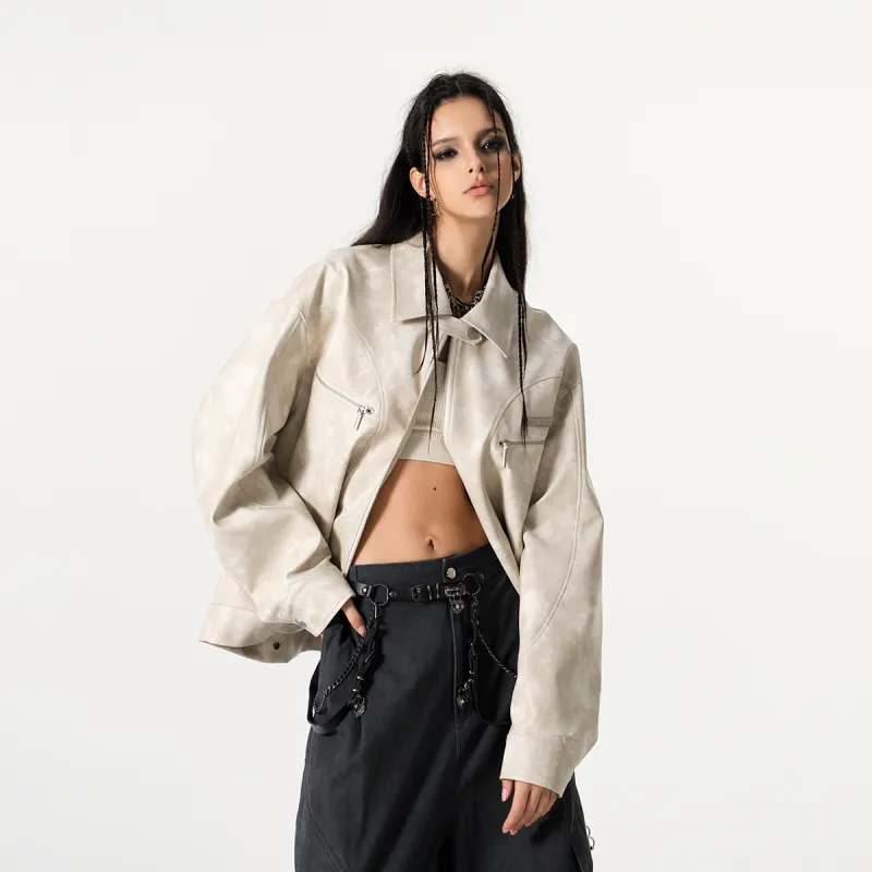 FORNINES Leather Jackets Unisex-14