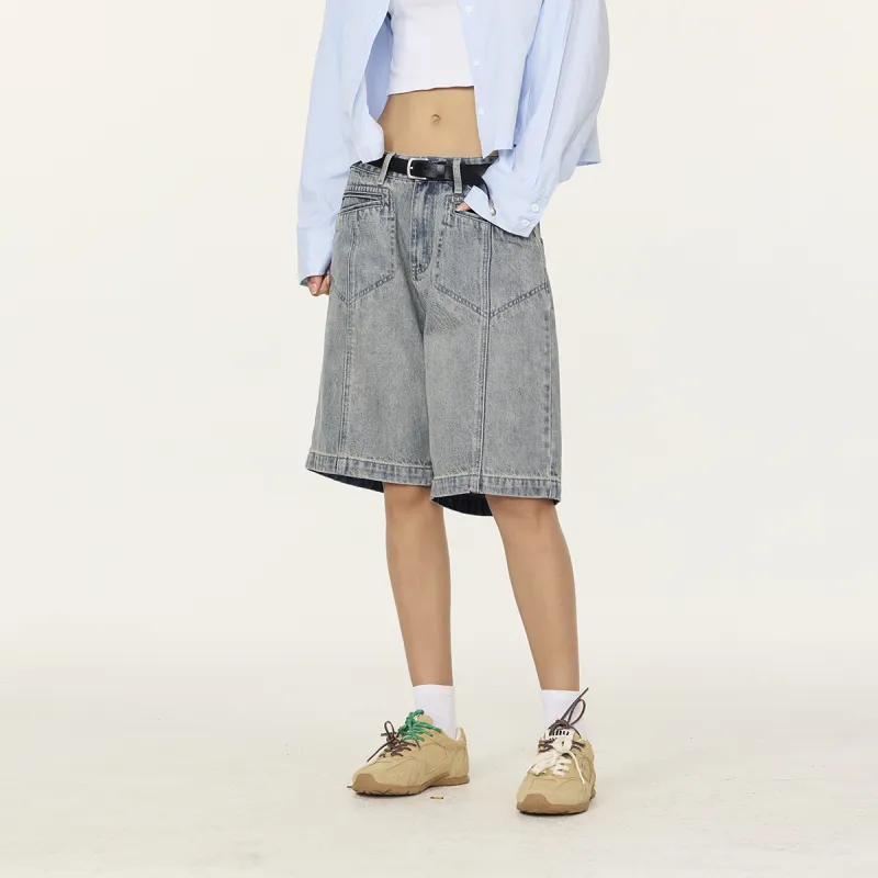 FORNINES Denim Shorts Unisex-7