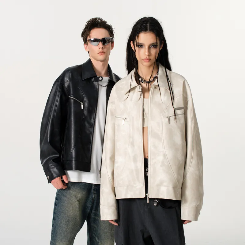 FORNINES Leather Jackets Unisex-15