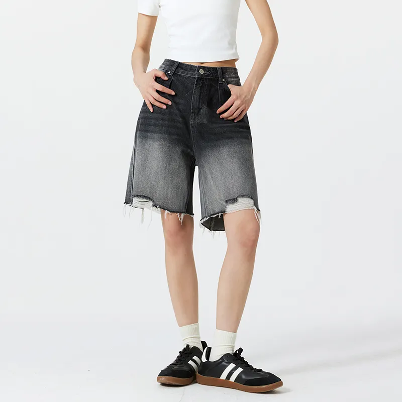 FORNINES Denim Shorts Unisex-5