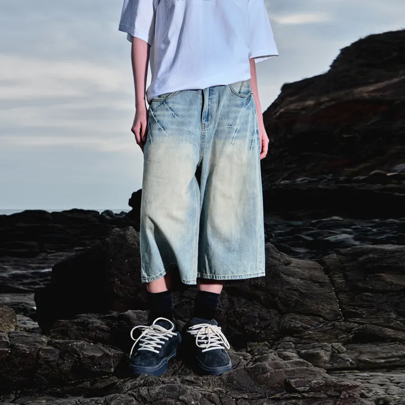 FORNINES Denim Shorts Unisex-7