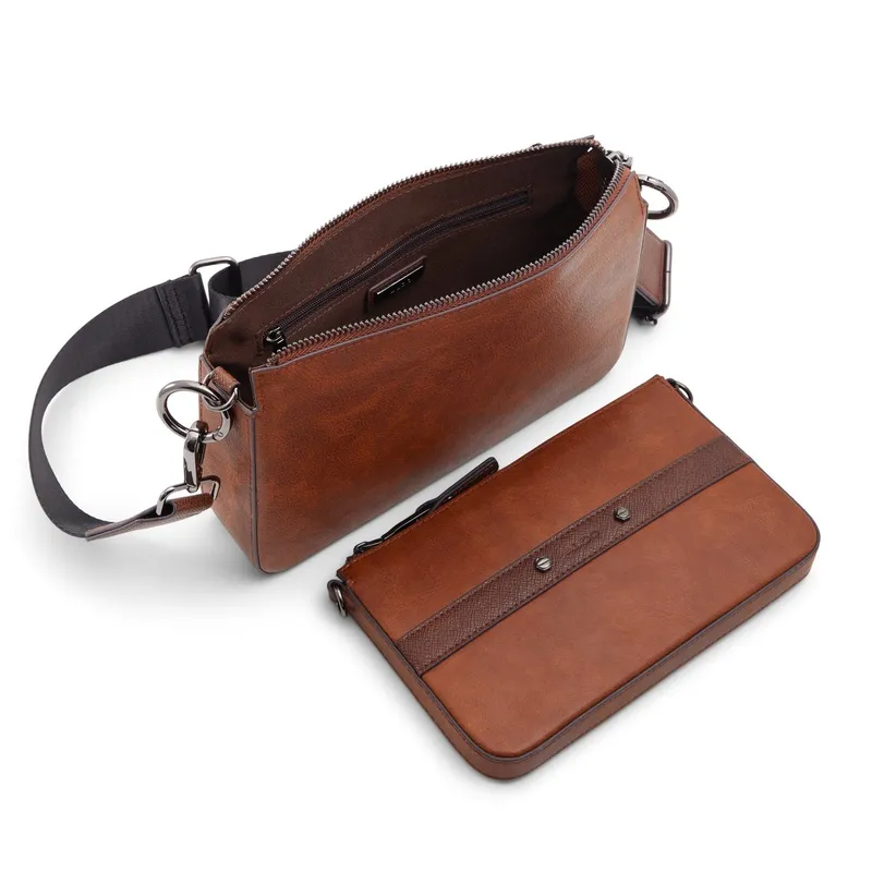 ALDO Artificial Leather Crossbody Bag Medium Size Men's Mixed Color-2