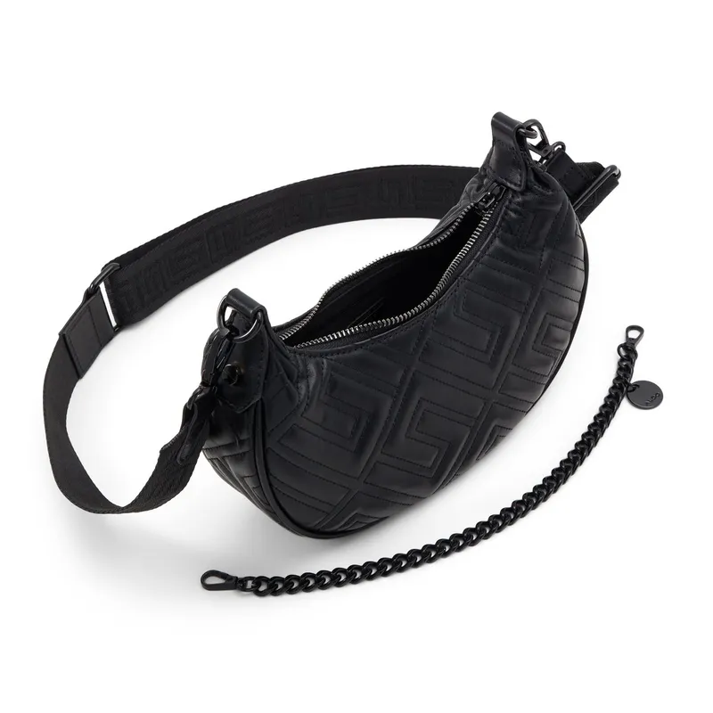 ALDO Artificial Leather Crossbody Handbags Small Size Women's Black/White-2