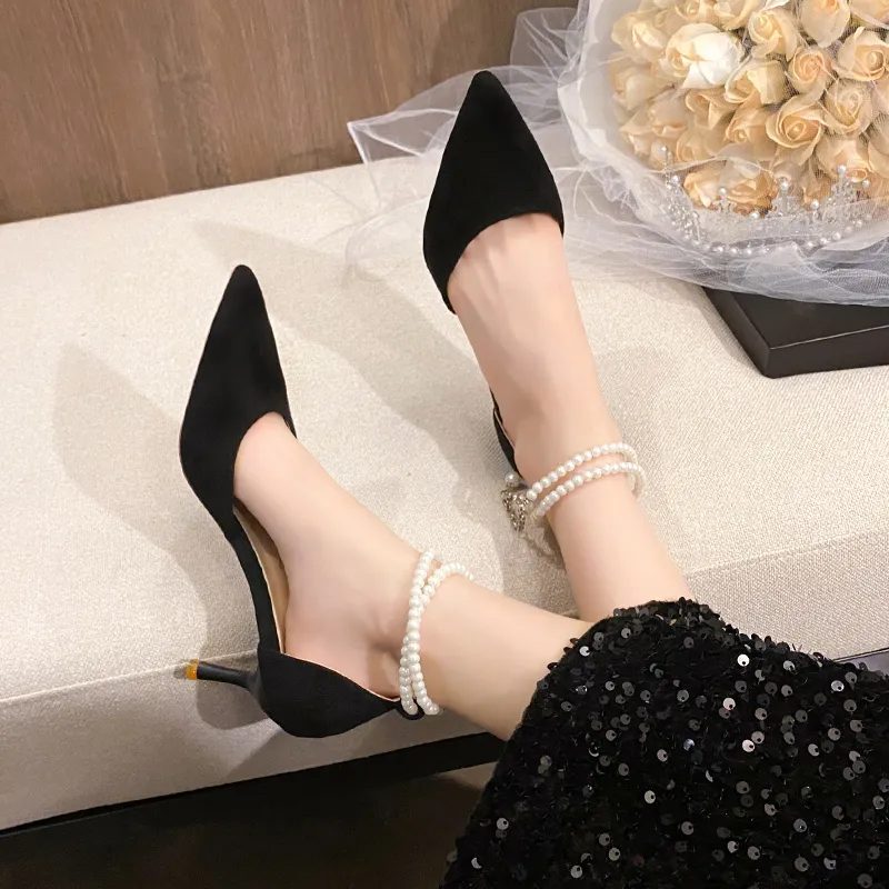 Xingdiman Slim Heel High Heels 8cm Women's Gift Box Set-16