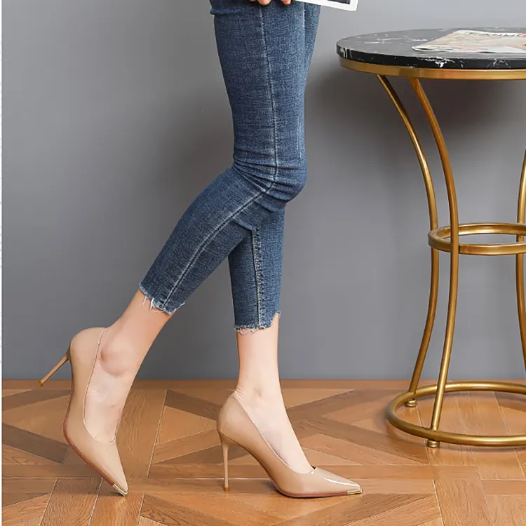 Xingdiman Slim Heel High Heels 9cm Women's [ Gift Box Set ]-8