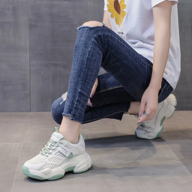 Xingdiman Lightweight Height Increasing Chunky Sneakers Women's-2