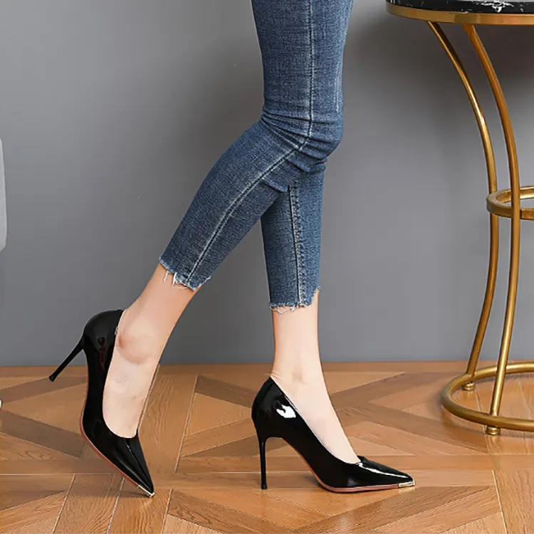 Xingdiman Slim Heel High Heels 9cm Women's [ Gift Box Set ]-4