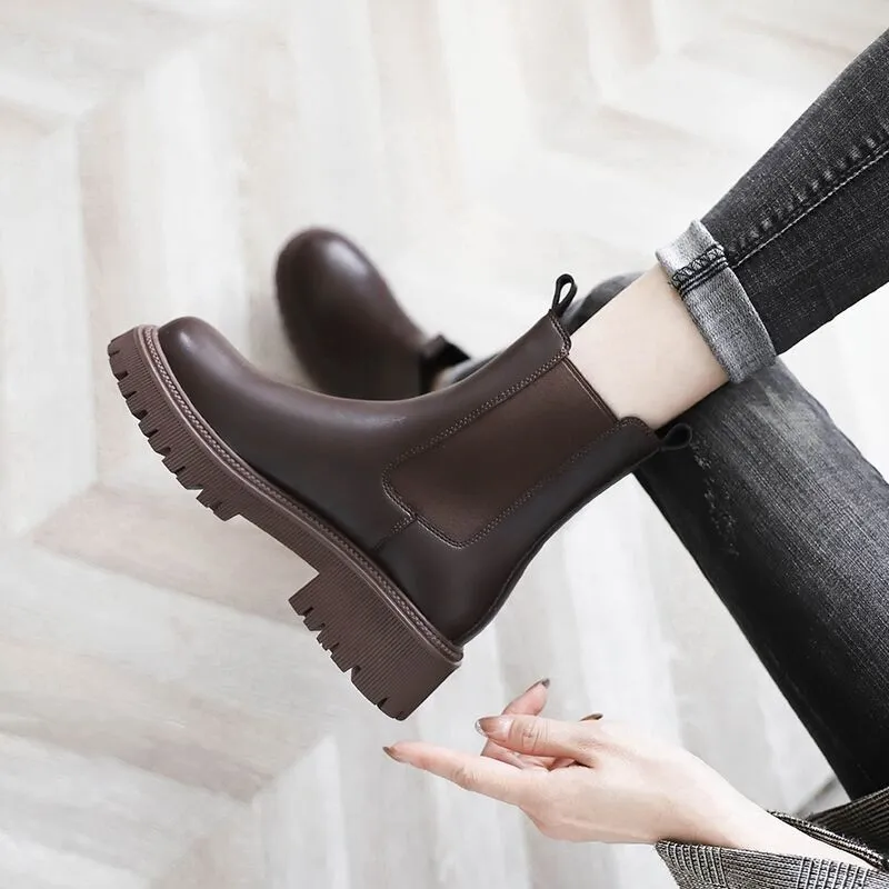 Xingdiman Short Chelsea Boots Women's-5
