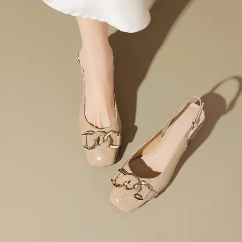 Xingdiman Chunky Heel High Heels 4.5cm Women's-3