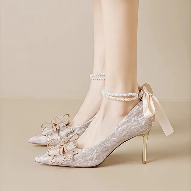 Xingdiman Slim Heel High Heels 8cm 6cm Women's-3