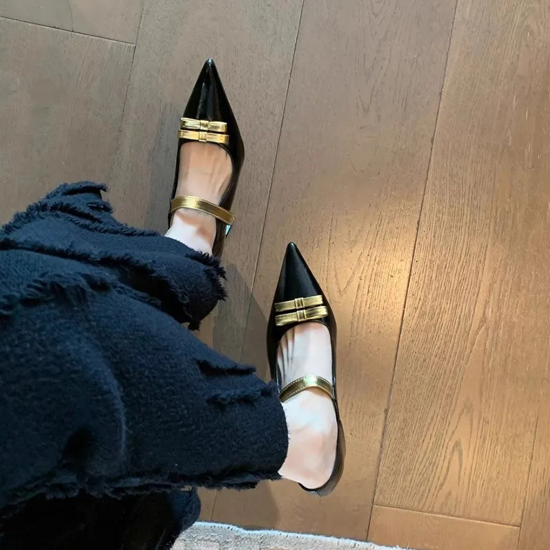 Xingdiman Block Heel High Heels Women's Black-1