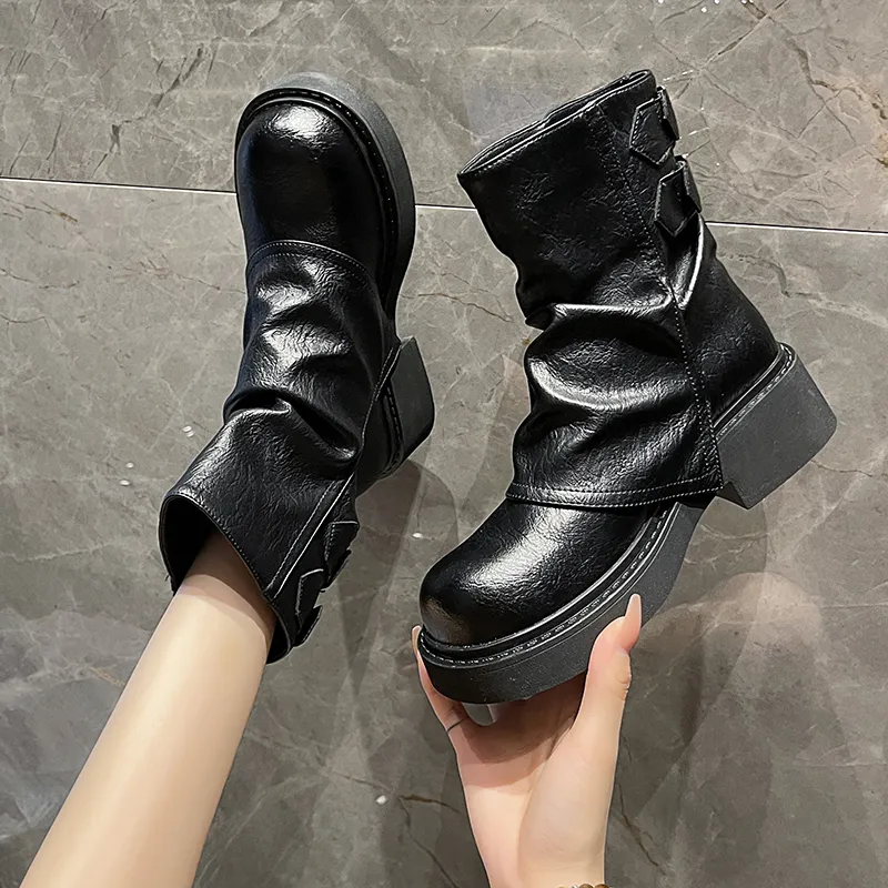 Xingdiman Ankle Boots Women's Black/Brown-10