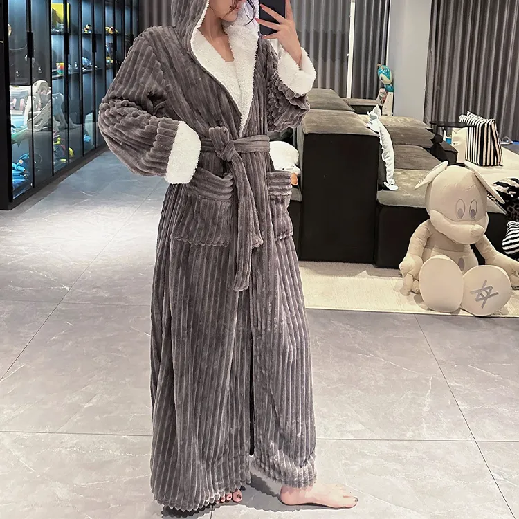 MIIOW Pajama Robe Women's Image Color-1