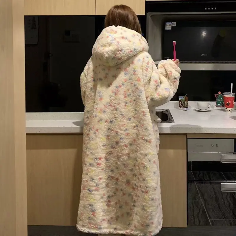 MIIOW Pajama Robe Women's Image Color-2