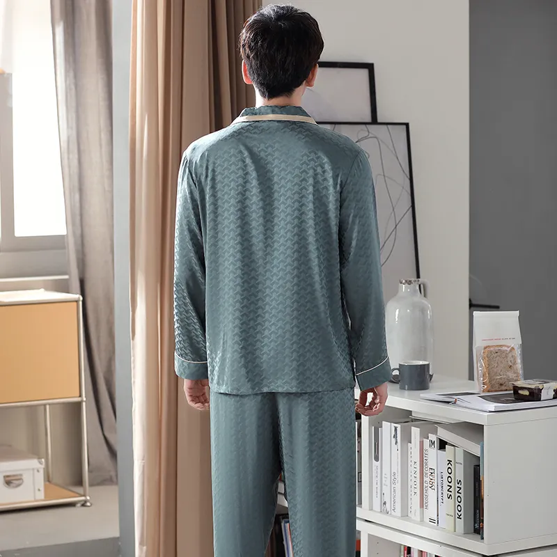 MIIOW Pajama Set Men's Grass Green-1