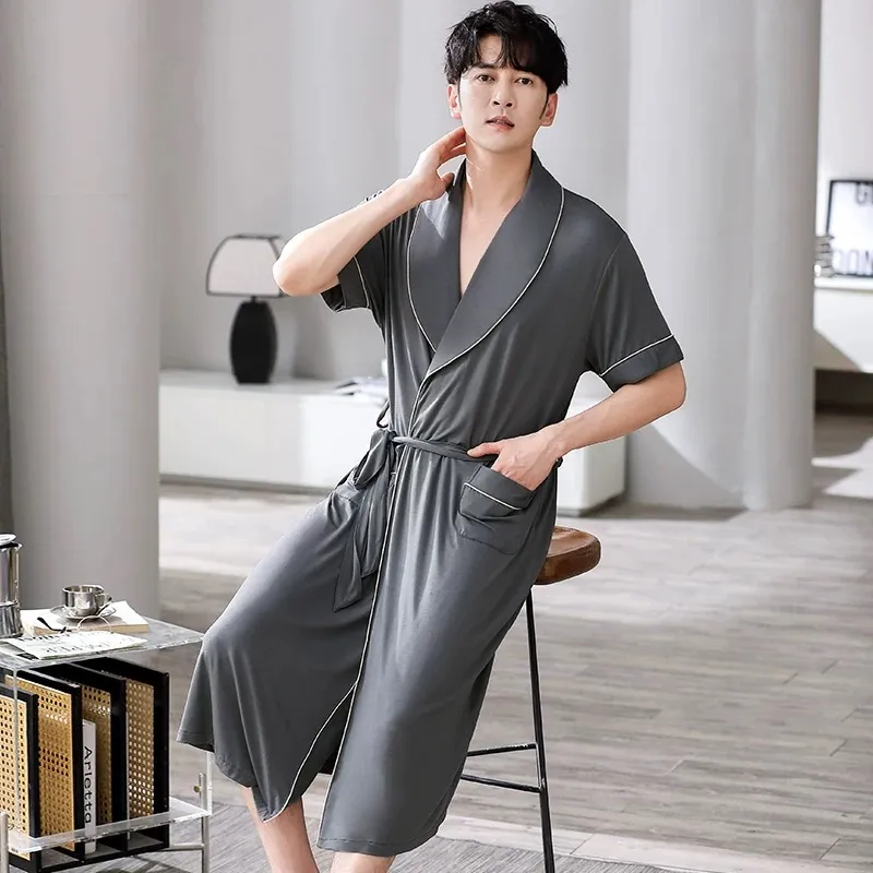 MIIOW Men Bath Robes-11