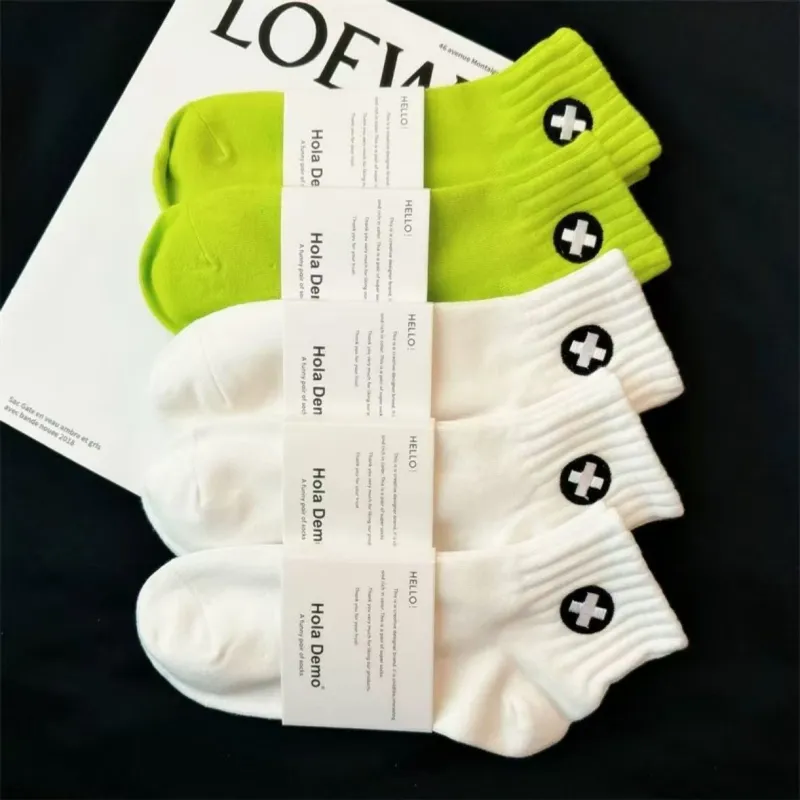 MIIOW Mid Calf Socks Unisex 5 Pack-15