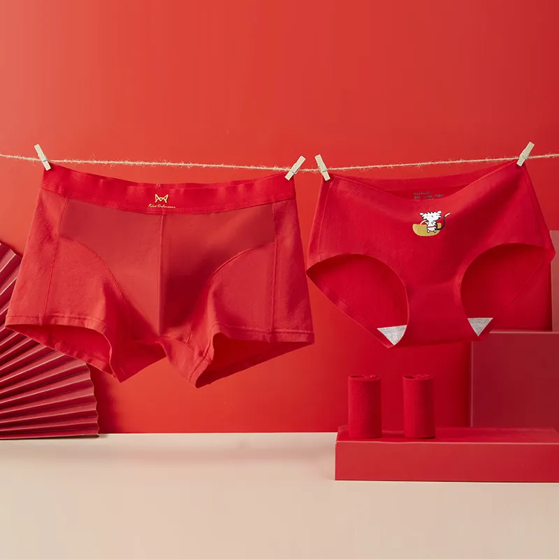 MIIOW Honmei Honmei Series Underpants Men's 2 Pack Red-3