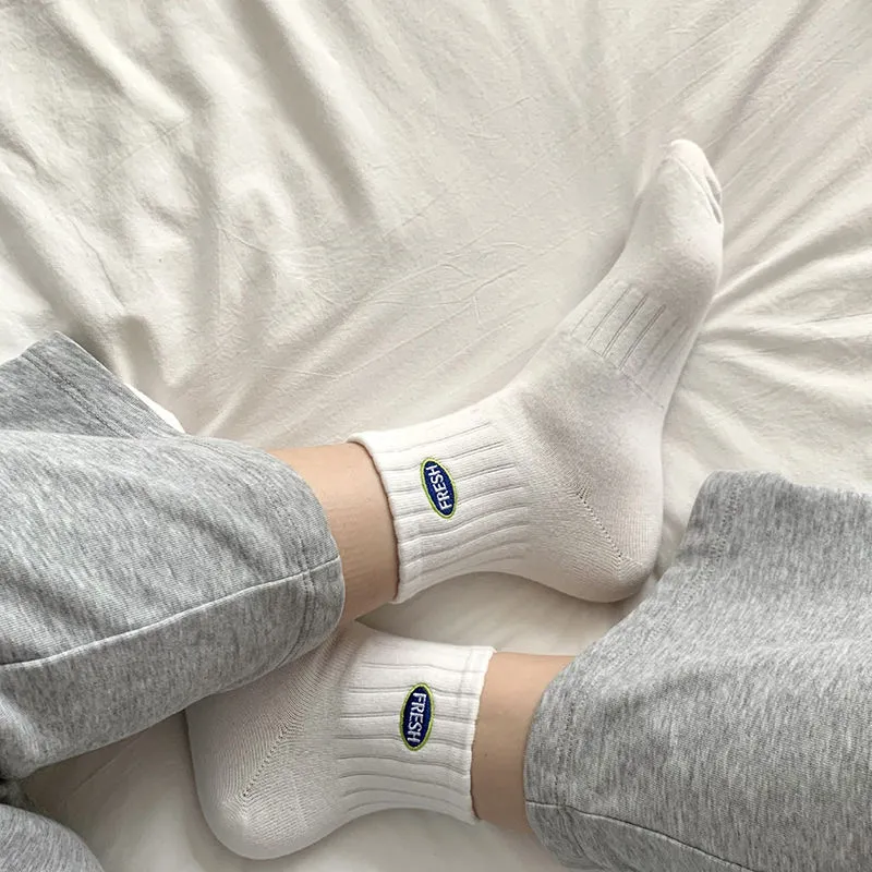 MIIOW Mid Calf Socks Unisex 5 Pack-35