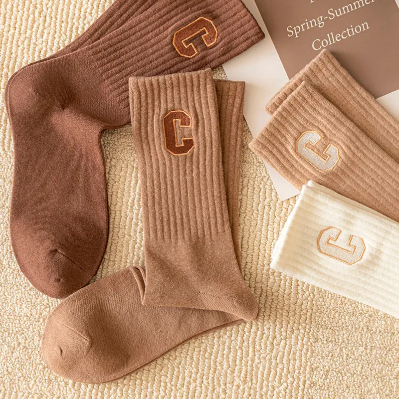 MIIOW Mid Calf Socks Unisex 5 Pack-6