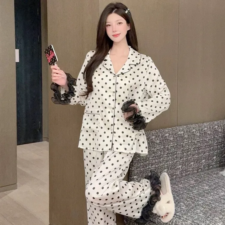 MIIOW Pajama Set Women's Polka Dot-4