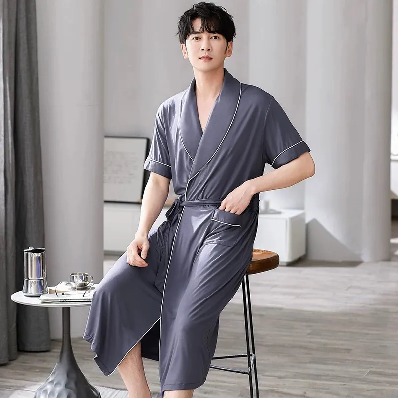 MIIOW Men Bath Robes-7