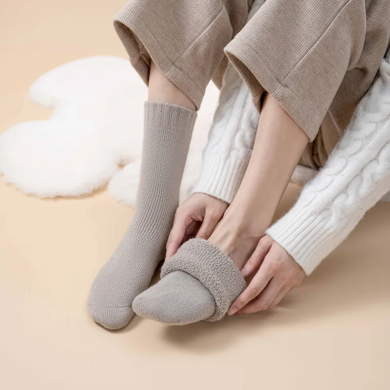 MIIOW Mid Calf Socks Unisex 5 Pack-5