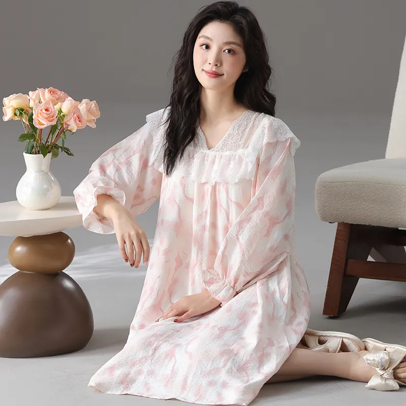 MIIOW Women's Nightgowns-14