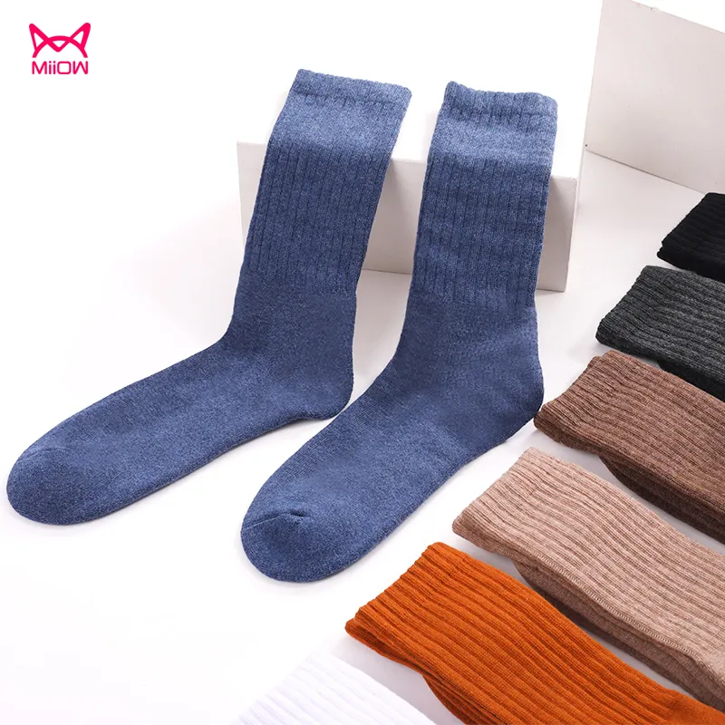 MIIOW Knee High Socks Men's 5 Pack-7