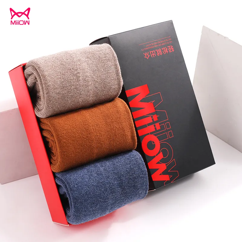 MIIOW Knee High Socks Men's 5 Pack-1
