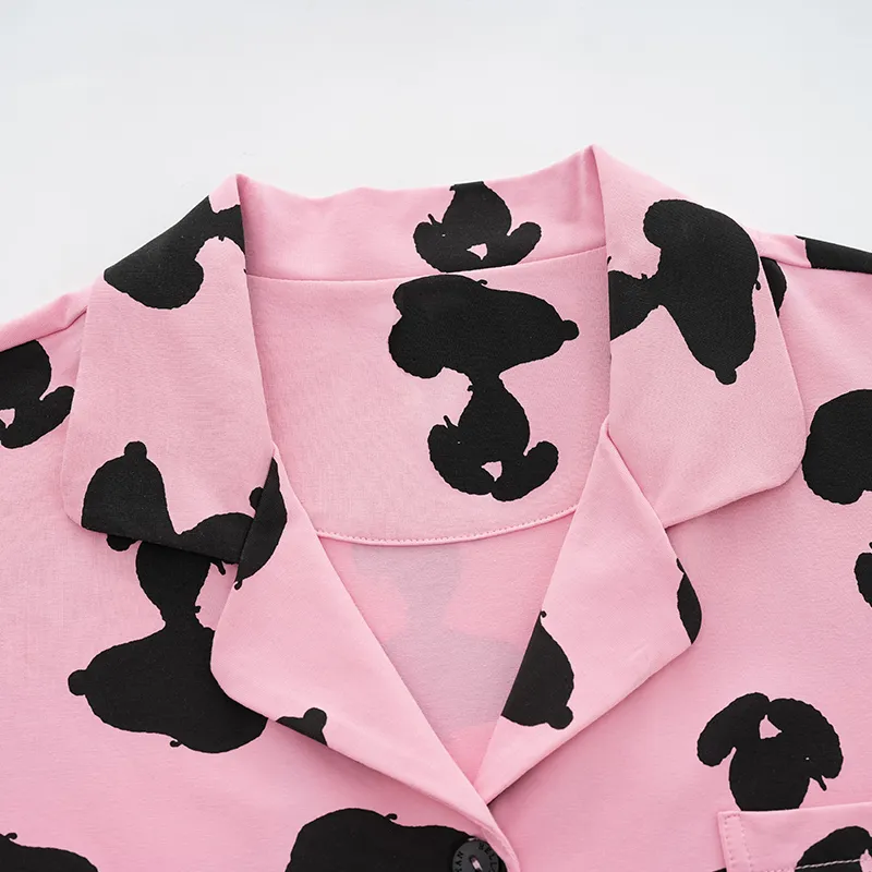 MIIOW Pajama Set Women's Fuchsia-3