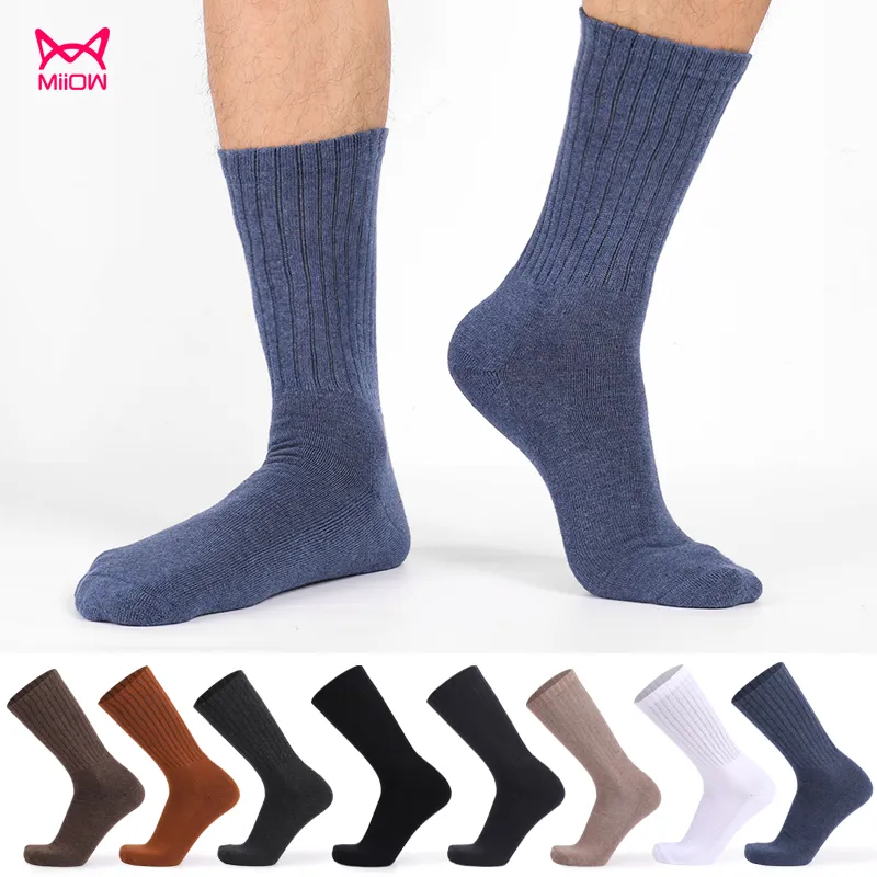 MIIOW Knee High Socks Men's 5 Pack-17