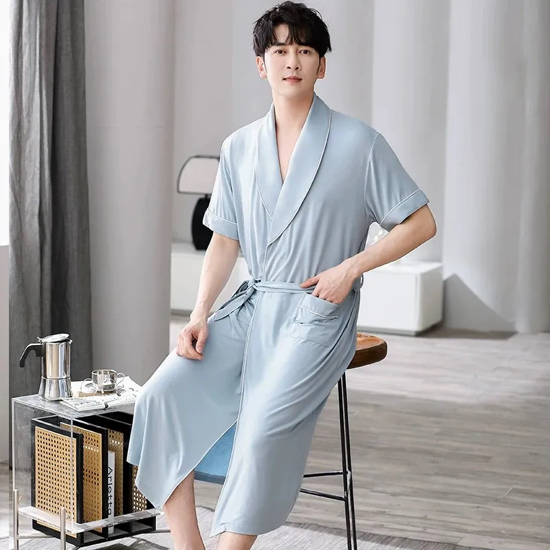 MIIOW Men Bath Robes-3