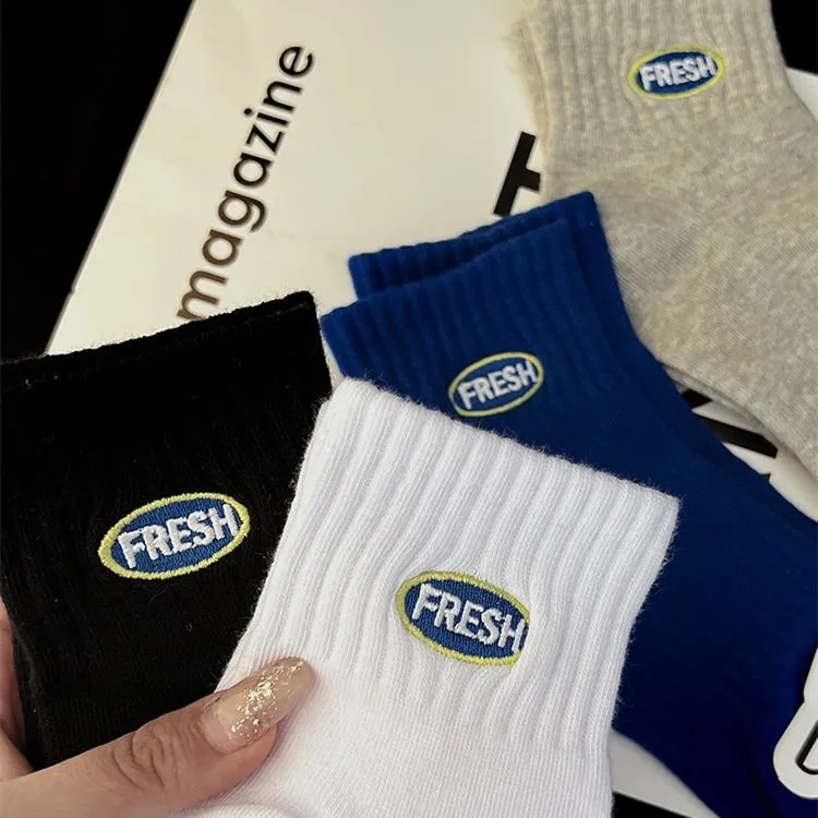 MIIOW Mid Calf Socks Unisex 5 Pack-19