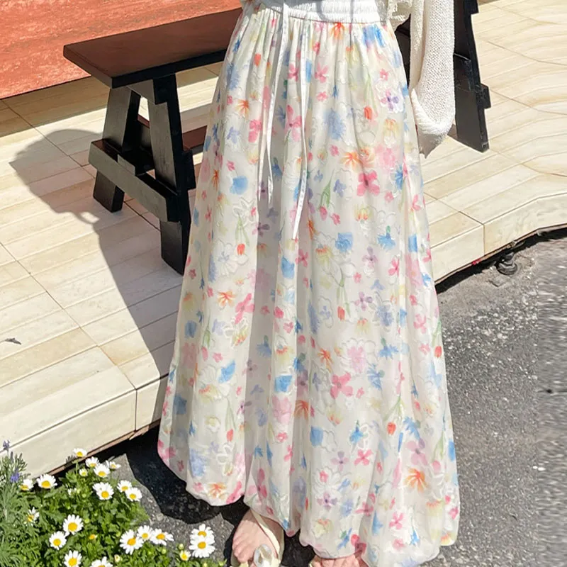 MIIOW Casual Long Skirt Women's-2