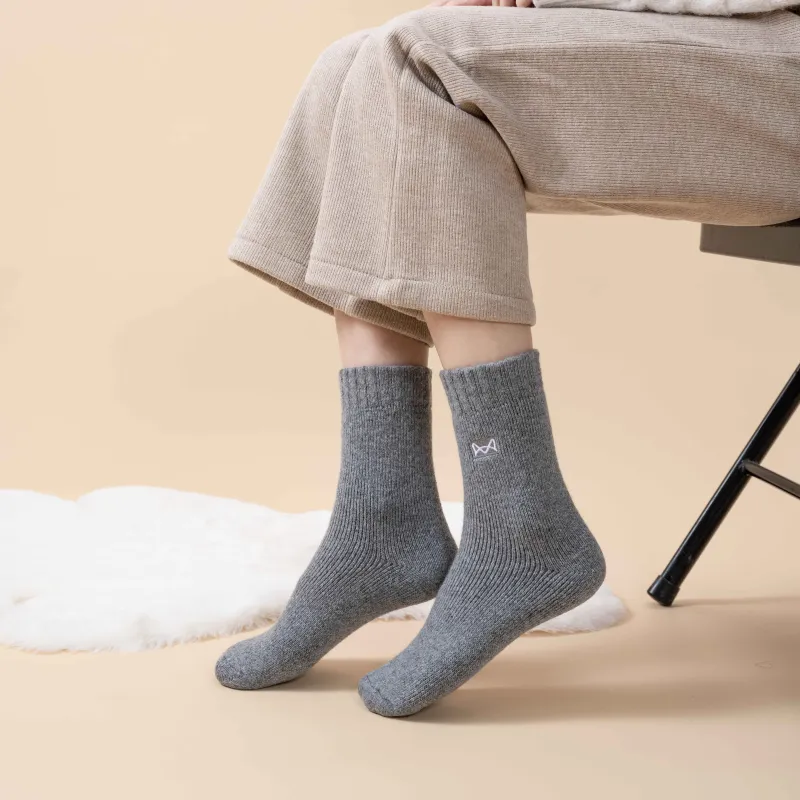 MIIOW Mid Calf Socks Unisex 5 Pack-3