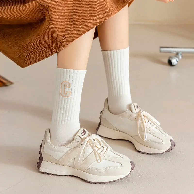 MIIOW Mid Calf Socks Unisex 5 Pack-30
