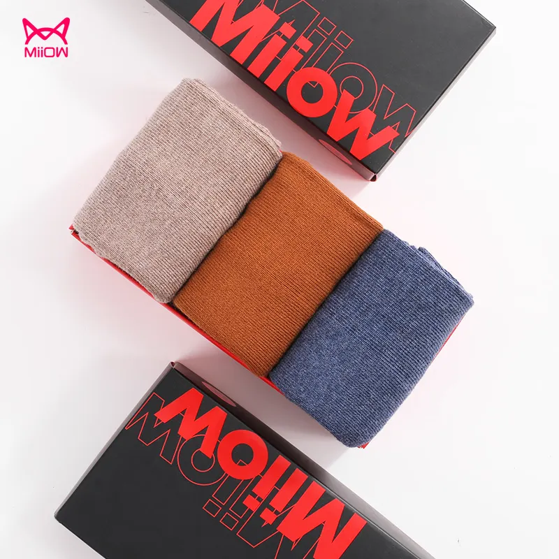 MIIOW Knee High Socks Men's 5 Pack-15