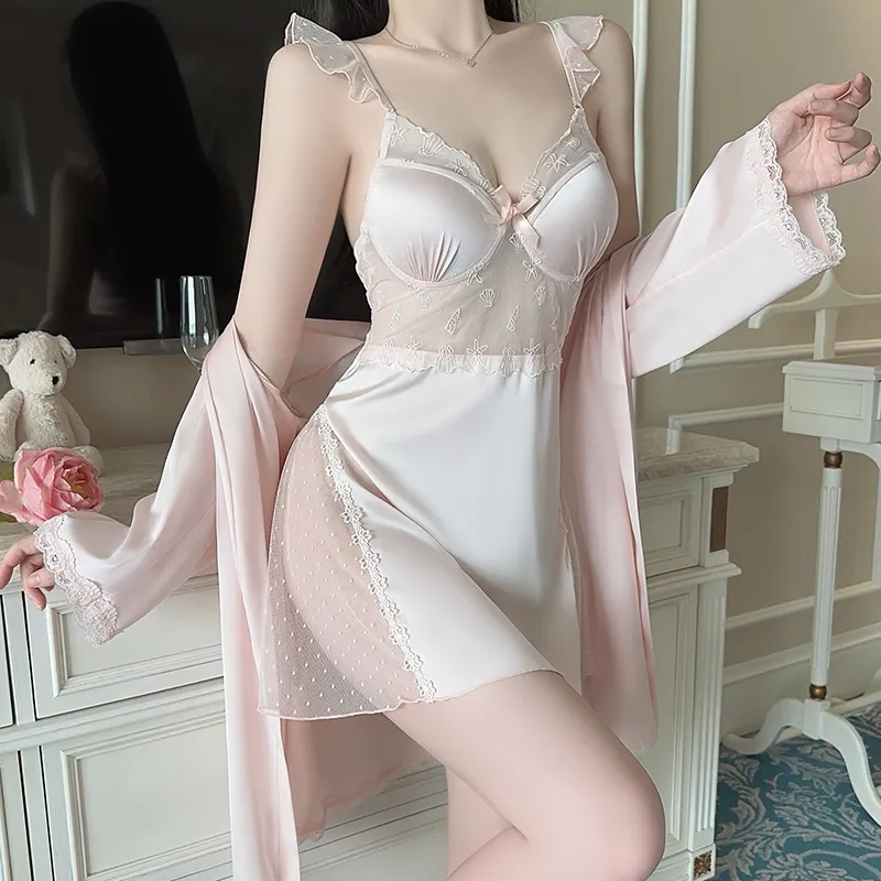 MIIOW Pajama Set Women's Light Pink-5